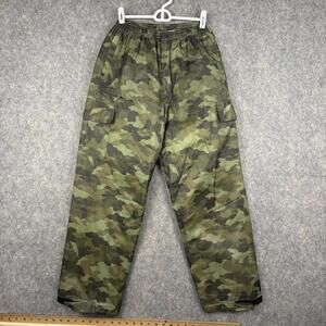 W. Impact Men Quilted Insulated Camo Cargo Pants Hunting Fishing Size Medium 037